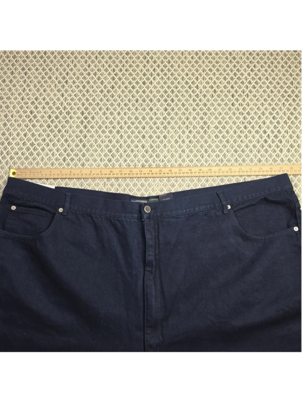 Urgent Gear Men’s Blue Jeans Size 58 Straight Leg 100% Cotton Made In Taiwan NWT